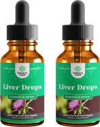 Liver Support Milk Thistle Tincture - Herbal Milk Thistle Liquid Blend With Astragalus Root For Liver Detox Cleanse & Repair - Liver Cleanse Detox Drops With Shiitake Maitake & Cordyceps (2 Pack)