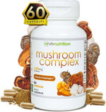 Vh Nutrition Mushroom Supplement | Mushroom Complex For Vitality Support* 1400Mg | Adaptagen Formula Includes: Lions Mane, Chaga, Reishi, Extracts | 60 Capsules Vh Nutrition Mushroom Supplement | Mushroom Complex For Vitality Support* 1400Mg | Adaptagen Formula Includes: Lions Mane, Chaga, Reishi, Extracts | 60 Capsules
