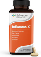 Inflamma-X - Inflammation Support Supplement - Turmeric Boswellia & Bromelain - Soothes Aches & Chronic Discomfort - Reduces Swelling & Inflammatory Compounds - 60 Capsules