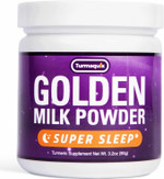 Turmaquik Organic Golden Moon Milk Turmeric Powder Mix, Super Sleep + Superfood Blend Of Melatonin, Valerian, Chamomile, Lemon Balm, Ginger, Black Pepper, Curcumin, Cinnamon, Cardamom (3.2 Ounce) Turmaquik Organic Golden Moon Milk Turmeric Powder Mix, Super Sleep + Superfood Blend Of Melatonin, Valerian, Chamomile, Lemon Balm, Ginger, Black Pepper, Curcumin, Cinnamon, Cardamom (3.2 Ounce)