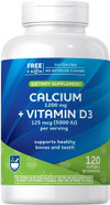 Rite Aid Calcium + Vitamin D3 Softgels, 120 Count, To Support Strong Bones And Immune Health, For Adults Rite Aid Calcium + Vitamin D3 Softgels, 120 Count, To Support Strong Bones And Immune Health, For Adults