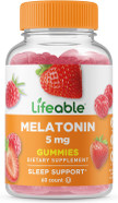 Lifeable Melatonin 5Mg - Great Tasting Natural Flavor Gummy Supplement - Gluten Free Vegetarian Gmo-Free Chewable - For Help Falling Asleep And Staying Sleep - For Adults, Man, Women - 60 Gummies Lifeable Melatonin 5Mg - Great Tasting Natural Flavor Gummy Supplement - Gluten Free Vegetarian Gmo-Free Chewable - For Help Falling Asleep And Staying Sleep - For Adults, Man, Women - 60 Gummies