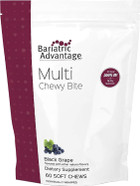 Bariatric Advantage Multi Chewy Bite - Soft Chew Multivitamin For Bariatric Surgery Patients - Chewable Multivitamin With Folic Acid, Vitamin D3 & More - Strawberry Watermelon Flavor - 60 Count