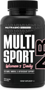 Nutrabio Multisport For Women - Womens Multivitamin - 33 Vitamins, Minerals, Micronutrients - Rich In Antioxidants - Supports Peak Athletic Performance, Energy, Metabolism (120 Vegetable Capsules) Nutrabio Multisport For Women - Womens Multivitamin - 33 Vitamins, Minerals, Micronutrients - Rich In Antioxidants - Supports Peak Athletic Performance, Energy, Metabolism (120 Vegetable Capsules)