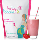 Baby Booster Creamy Strawberry Prenatal Vitamin Supplement And Protein Shake, Caffeine Free, All Natural, Vegetarian Dha, High Protein, Methyl Folate, B Vitamins, Great For Morning Sickness, 1 Lb Baby Booster Creamy Strawberry Prenatal Vitamin Supplement And Protein Shake, Caffeine Free, All Natural, Vegetarian Dha, High Protein, Methyl Folate, B Vitamins, Great For Morning Sickness, 1 Lb