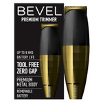 Bevel Beard Trimmer For Men - Gold Edition Cordless Trimmer, 8 Hour Rechargeable Battery Life, Tool Free Adjustable Zero Gapped Blade, Barber Supplies, Mustache Trimmer