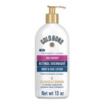 Gold Bond Age Renew Retinol Overnight Body & Face Lotion, With Retinol & Peptide Complex, 13 Oz