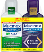 Mucinex Dm Max Liquid Cough & Cold Medicine For Adults, Cold And Flu Medicine For Excess Mucus Relief, Guaifenesin & Dextromethorphan Expectorant & Decongestant For Adults, Dr Recommended, 6.0 Fl Oz