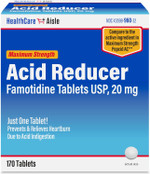 Healthcareaisle Famotidine 20 Mg, 170 Tablets, Maximum Strength Acid Reducer, Prevents And Relieves Heartburn Due To Acid Indigestion Healthcareaisle Famotidine 20 Mg, 170 Tablets, Maximum Strength Acid Reducer, Prevents And Relieves Heartburn Due To Acid Indigestion