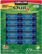 Kirkland Signature Quit Lozenges 4Mg, 270 Pieces