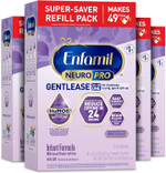 Enfamil Neuropro Gentlease Baby Formula, Brain Building Dha, Humo6 Immune Blend, Designed To Reduce Fussiness, Crying, Gas & Spit-Up In 24 Hrs, Infant Formula Powder, Baby Milk, 30.4 Oz (Pack Of 4) Enfamil Neuropro Gentlease Baby Formula, Brain Building Dha, Humo6 Immune Blend, Designed To Reduce Fussiness, Crying, Gas & Spit-Up In 24 Hrs, Infant Formula Powder, Baby Milk, 30.4 Oz (Pack Of 4)