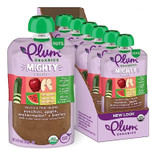 Plum Organics Mighty Veggie Organic Toddler Food - Zucchini, Apple, Watermelon, And Barley - 4 Oz Pouch (Pack Of 6) - Organic Vegetable Toddler Food Pouch Plum Organics Mighty Veggie Organic Toddler Food - Zucchini, Apple, Watermelon, And Barley - 4 Oz Pouch (Pack Of 6) - Organic Vegetable Toddler Food Pouch