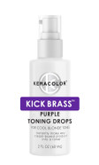 Keracolor Purple Or Gold Toning Drops To Create Your Own Purple Shampoo - Mix With Any Shampoo, Conditioner Or Cream Styler