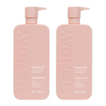 Monday Haircare Gentle Shampoo + Conditioner Set (2 Pack) 30Oz Each For Normal To Delicate Hair Types, Made From Coconut Oil, Rice Protein, & Vitamin E, 100% Recyclable Bottles Monday Haircare Gentle Shampoo + Conditioner Set (2 Pack) 30Oz Each For Normal To Delicate Hair Types, Made From Coconut Oil, Rice Protein, & Vitamin E, 100% Recyclable Bottles