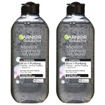 Garnier Skinactive Micellar Cleansing Jelly Water With Charcoal Purifying All In One Water, 2 Pack Garnier Skinactive Micellar Cleansing Jelly Water With Charcoal Purifying All In One Water, 2 Pack