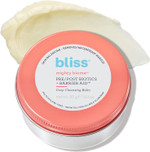 Bliss Mighty Biome Deep Cleansing Balm - 3.0 Oz - Dissovlves Waterproof Makeup & Impurities - Pre/Post Biotics + Barrier Aid - Antioxidants Balance Skin Barrier - Clean - Vegan Bliss Mighty Biome Deep Cleansing Balm - 3.0 Oz - Dissovlves Waterproof Makeup & Impurities - Pre/Post Biotics + Barrier Aid - Antioxidants Balance Skin Barrier - Clean - Vegan