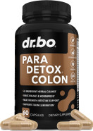 Colon Cleanse Pills Body Detox - Intestinal Guard Cleanser For Stomach - Natural Weight Flush Cleaner Supplement Complex, Women Men Kids, Herbal Wormwood Black Walnut Clove - Gut Loss Health Capsules