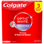 Colgate Optic White Advanced Teeth Whitening Toothpaste, 2% Hydrogen Peroxide Toothpaste, Sparkling White, 4.5 Oz, 2 Pack Colgate Optic White Advanced Teeth Whitening Toothpaste, 2% Hydrogen Peroxide Toothpaste, Sparkling White, 4.5 Oz, 2 Pack