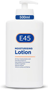 E45 Moisturising Lotion 500 Ml - Dermatological Body Moisturiser Lotion - Body Lotion - Daily Moisturiser For Dry Skin & Sensitive Skin Long-Lasting Hydration Protect From Dryness, Reduce Redness E45 Moisturising Lotion 500 Ml - Dermatological Body Moisturiser Lotion - Body Lotion - Daily Moisturiser For Dry Skin & Sensitive Skin Long-Lasting Hydration Protect From Dryness, Reduce Redness