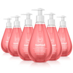 Method Gel Hand Soap, Pink Grapefruit, Biodegradable Formula, 12 Fl Oz (Pack Of 6) Method Gel Hand Soap, Pink Grapefruit, Biodegradable Formula, 12 Fl Oz (Pack Of 6)