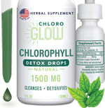 Chloroglow Liquid Chlorophyll Oxygen Drops 1500Mg | Energy Supplement And Immune Support, Natural Detox, Altitude Sickness Prevention And Body Deodorizing Supplement 30Ml