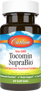 Carlson - Tocomin Suprabio, Bio-Enhanced Tocotrienol Complex, Supports Healthy Brain & Cardiovascular System, 60 Soft Gels