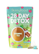 Skinny Boost Evening Detox Tea-14 Tea Bags Total, Supports Detox And Cleanse, Reduce Bloating, 100% All Natural, Vegan, Non Gmo