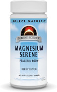 Source Naturals Serene Science Magnesium Serene Berry Flavored, Peaceful Body, 9 Ounces Source Naturals Serene Science Magnesium Serene Berry Flavored, Peaceful Body, 9 Ounces