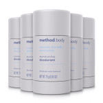 Method Deodorant, Simply Nourish, Aluminum Free, 12 Hour Protection, 2.65 Oz (Pack Of 5)