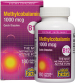 Natural Factors, Vitamin B12 Methylcobalamin 1,000 Mcg, Offers The Most Metabolically Active Form Of B12, Quick Dissolving Tablets