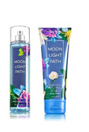 Bath & Body Works - Signature Collection - Moonlight Path - Fine Fragrance Mist 8 Fl Oz & Triple Moisture Body Cream 8 Fl Oz