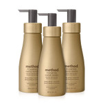 Method Premium Foaming Hand Wash, Ylang Ylang + Hyacinth, Reusable Gold Aluminum Bottle, Biodegradable Formula, 10 Fl Oz (Pack Of 3)
