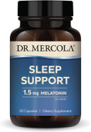 Dr. Mercola Sleep Support With Melatonin, 5 Mg Melatonin Per Serving, 30 Servings (30 Capsules), Dietary Supplement, Supports Healthy Sleep And Mental Focus, Non-Gmo Dr. Mercola Sleep Support With Melatonin, 5 Mg Melatonin Per Serving, 30 Servings (30 Capsules), Dietary Supplement, Supports Healthy Sleep And Mental Focus, Non-Gmo