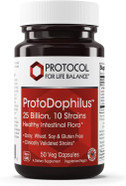 Protocol Proto Dophilus 25 Billion 10 Strains - Supports Digestive Gut Health, Immune System & Detox* - Dairy, Wheat, Soy & Gluten Free - Vegan & Nut Free - 50 Veg Capsules Protocol Proto Dophilus 25 Billion 10 Strains - Supports Digestive Gut Health, Immune System & Detox* - Dairy, Wheat, Soy & Gluten Free - Vegan & Nut Free - 50 Veg Capsules