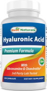 Best Naturals Hyaluronic Acid 100 Mg 120 Capsules - Support Healthy Joints And Youthful Skin (859375002702) Best Naturals Hyaluronic Acid 100 Mg 120 Capsules - Support Healthy Joints And Youthful Skin (859375002702)