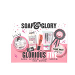 Soap & Glory The Glorious Five Gift Set - Righteous Butter Body Butter, Clean On Me Shower Gel, Flake Away Body Scrub, Vitamin C Face Wash, & Pillow Plumping Lip Gloss - Holiday Gift Sets