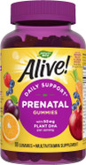 Nature'S Way Alive! Prenatal Gummies With Dha, Supports Baby'S Eye And Brain Development*, Orange And Raspberry Lemonade Flavored, 90 Gummies Nature'S Way Alive! Prenatal Gummies With Dha, Supports Baby'S Eye And Brain Development*, Orange And Raspberry Lemonade Flavored, 90 Gummies