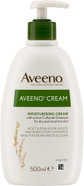 Aveeno Cream, With Colloidal Oatmeal, Actively Moisturises Dry & Sensitive Skin, Regular Use Hydrates The Skin, Suitable For Adults & Also Babies From 3 Months, 500Ml (Packing May Vary) Aveeno Cream, With Colloidal Oatmeal, Actively Moisturises Dry & Sensitive Skin, Regular Use Hydrates The Skin, Suitable For Adults & Also Babies From 3 Months, 500Ml (Packing May Vary)