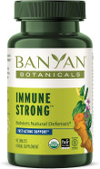 Banyan Botanicals Immune Strong  Organic Supplement With Turmeric & Tulsi ­­ Ayurvedic Immune Formula That Supports The Body'S Natural Defenses*  90 Tablets  Non-Gmo Sustainably Sourced Vegan