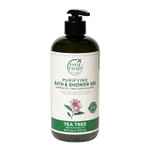 Petal Fresh Tea Tree Bath & Shower Gel, Pure Purifying, Daily Cleansing, Natural Body Gel, Vegan And Cruelty Free, 16 Oz Petal Fresh Tea Tree Bath & Shower Gel, Pure Purifying, Daily Cleansing, Natural Body Gel, Vegan And Cruelty Free, 16 Oz