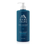 Oars + Alps Mens Moisturizing Body And Face Wash, Skin Care Infused With Vitamin E And Antioxidants, Sulfate Free, Fresh Ocean Splash 32Oz
