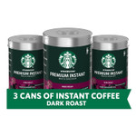Starbucks Premium Instant Coffee, Dark Roast, 100% Arabica Beans, 3 Pack (3.17 Oz Each) Starbucks Premium Instant Coffee, Dark Roast, 100% Arabica Beans, 3 Pack (3.17 Oz Each)