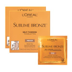 L'Oreal Paris Sublime Bronze Self Tanning Towelettes, Streak-Free, Natural Looking Tan, 6 Ct L'Oreal Paris Sublime Bronze Self Tanning Towelettes, Streak-Free, Natural Looking Tan, 6 Ct