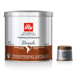 Illy Coffee Iperespresso Capsules - Single-Serve Coffee Capsules & Pods - Single Origin Coffee Pods Brasile Roast With Notes Of Caramel - For Iperespresso Capsule Machines 21 Count Illy Coffee Iperespresso Capsules - Single-Serve Coffee Capsules & Pods - Single Origin Coffee Pods Brasile Roast With Notes Of Caramel - For Iperespresso Capsule Machines 21 Count