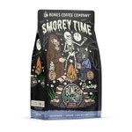 Bones Coffee Company S'Morey Time Ground Coffee Beans S'Mores And Graham Crackers Flavor | 12 Oz Medium Roast Low Acid Coffee | Flavored Coffee Gifts & Beverages (Ground)