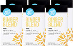 Amazon Brand - Happy Belly Herbal Tea Bags, Ginger, 120 Count (6 Packs Of 20) (Previously Solimo) Amazon Brand - Happy Belly Herbal Tea Bags, Ginger, 120 Count (6 Packs Of 20) (Previously Solimo)