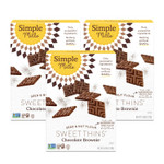 Simple Mills Sweet Thins Cookies, Seed And Nut Flour, Chocolate Brownie - Gluten Free, Paleo Friendly, Healthy Snacks, 4.25 Ounce (Pack Of 3) Simple Mills Sweet Thins Cookies, Seed And Nut Flour, Chocolate Brownie - Gluten Free, Paleo Friendly, Healthy Snacks, 4.25 Ounce (Pack Of 3)