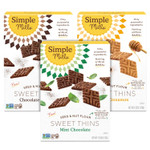 Simple Mills Sweet Thins Cookies Variety Pack, Seed And Nut Flour (Mint Chocolate Chip, Honey Cinnamon, Chocolate Brownie) - Gluten Free, Paleo Friendly, Healthy Snacks, 4.25 Ounce (Pack Of 3)