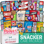 Gift A Snack - Mothers Day Snack Box Variety Pack Care Package + Greeting Card (40 Count) Sweet Treats Gift Basket, Candies Chips Crackers Bars, Crave Food Assortment Gift A Snack - Mothers Day Snack Box Variety Pack Care Package + Greeting Card (40 Count) Sweet Treats Gift Basket, Candies Chips Crackers Bars, Crave Food Assortment