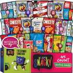 I Am Snacky - Mothers Day Snack Box Variety Pack Care Package + Greeting Card - Snacky'S Festive Faves (45 Count) Sweet Treats Gift Basket, Candies Chips Assortment I Am Snacky - Mothers Day Snack Box Variety Pack Care Package + Greeting Card - Snacky'S Festive Faves (45 Count) Sweet Treats Gift Basket, Candies Chips Assortment